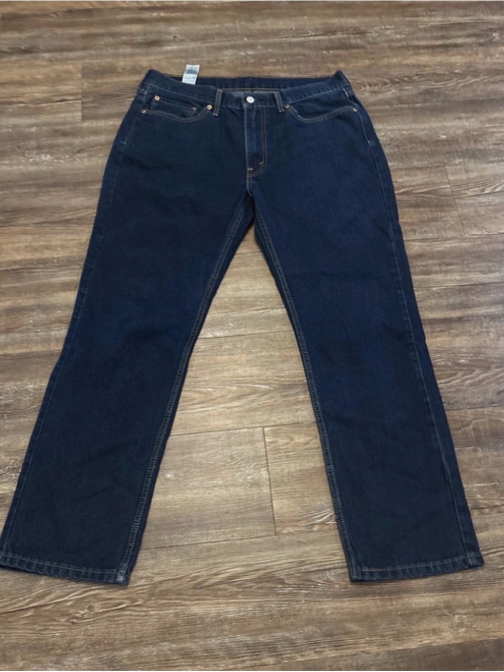 Levi's Men's Navy Straight-Leg Jeans